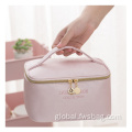 Travel Makeup Bag Custom Waterproof Toiletry PU Leather Custom Makeup Bag Supplier